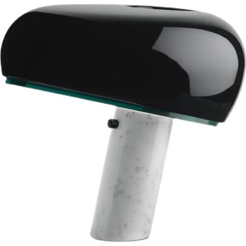 TT Modern Minimalist Artistic Living Room Bedroom Bedside Decoration Mushroom Marble Table Lamp