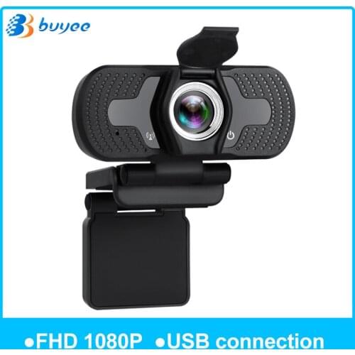 Buyee FHD 1080P USB Webcam Anti Peeping Camera for Pc Computer Online Teaching Live Broadcast Conference Work Video Webcam