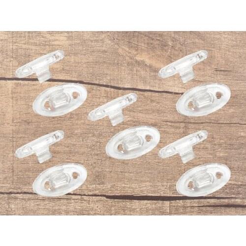 Vonxyz Replacement Clear Nose Pads for for-Oakley Square Wire 2.0 Frame Varieties