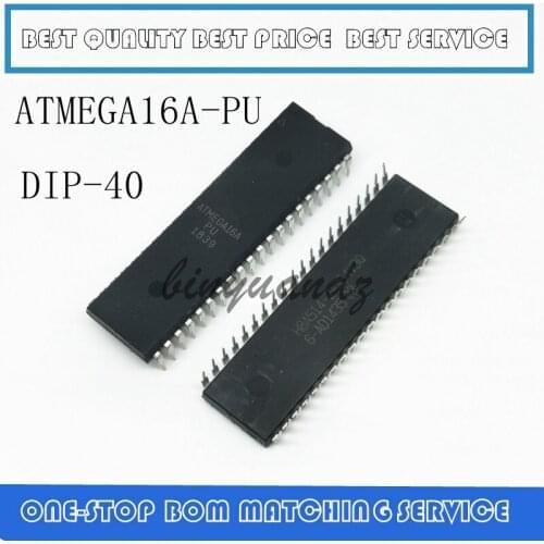 2PCS ATMEGA16A ATMEGA16A-PU DIP40