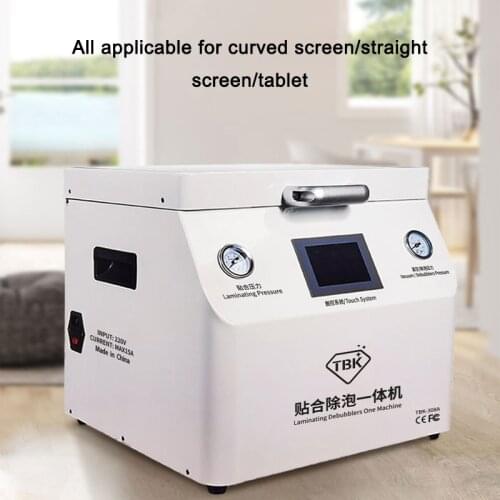 2020 New High Quality 2 in 1 TBK 308A OCA Vacuum Laminating Machine, Defoaming Bubble Removing Machine
