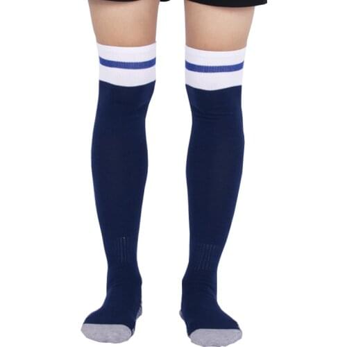 3 Pairs Men Soccer Socks Outdoor Fitness Athletic Running Football Sock Adult Male Knee High Long Sports Socks