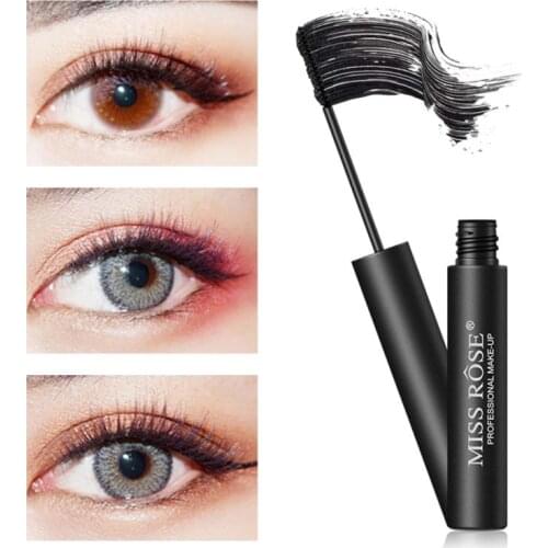 Black Mascara Slim Brush Eye Makeup Waterproof Sweatproof No Dizzy Lasting Thick Natural Curling Eye Lash Mascara Makeup TSLM1
