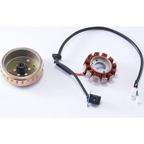 Scooter Engine Parts EFI Ignition Coil 12 Pole 100 Waterproof Flywheel 23 Teeth