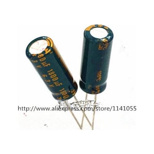 Electrolytic capacitor 1800UF 6.3V 6.3V 1800UF 10*16mm 8*16mm best quality New origina