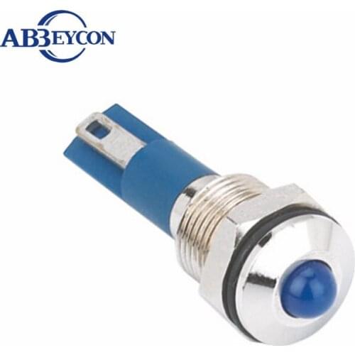 IN78 10mm metal pilot light pin terminal waterproof indicator IP67 waterproof indicator