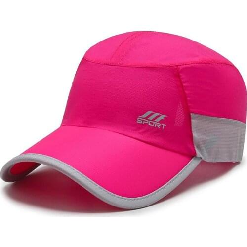 Kagenmo polyester letter print baseball cap men women outdoor visor hat adjustable fashion waterproof quickdry sun cap