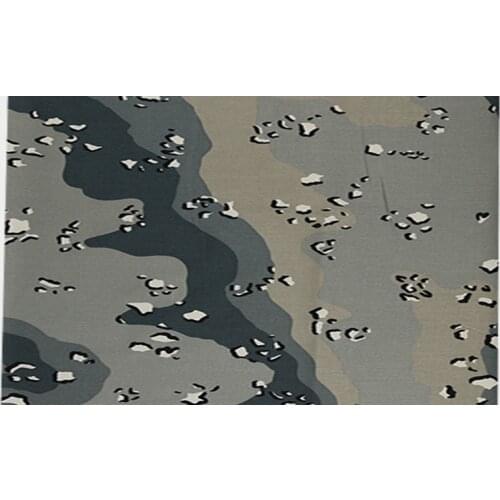 1.5M Width Six Colors Desert Camouflage Cloth Gray Chocolate TC Spot Camo Breathable Quick Dry Fabric DIY Tactical Uniforms