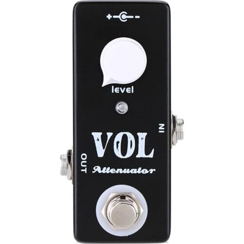 Mosky VOL ATTENUATOR Guitar Effect Pedal Mini VOL ATTENUATOR Effect Pedal Full Metal Shell Guitar Parts & Accessories