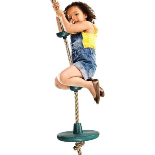 Climbing Rope Platforms Disc Swing Seat Mobility Toy Ceiling Suspension Swing Set Accessories for Children Home Moving Training