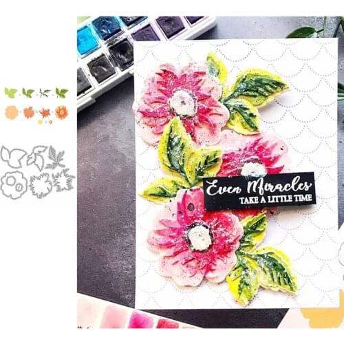 Suitable for Christmas metal DIY cutting die and 3D scrapbook photo album greeting card multi-purpose flower 2021 NEW