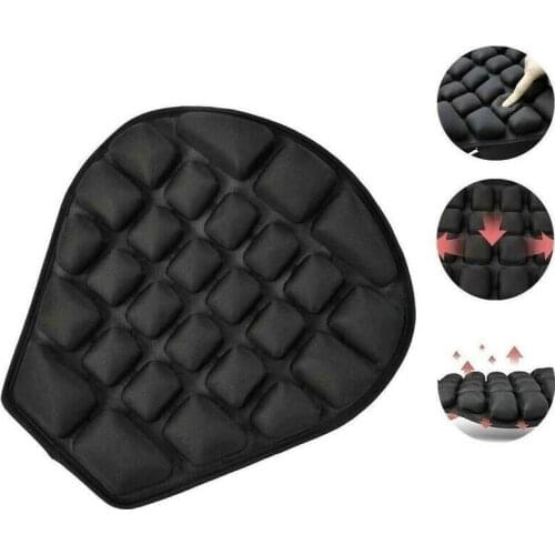 Motorcycle Seat Cushion 3D Comfort Gel Air Motorbike Pillow Pad Cover Shock Absorption Decompression Cooling Technology
