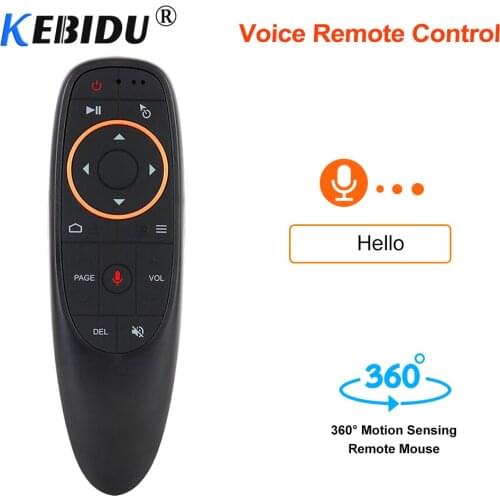 Kebidu G10 2.4GHz Wireless Air Mouse Voice Control With Gyro Sensing Game Voice Control Smart Remote Control For Android TV BOX