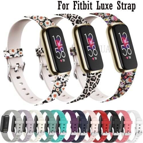 Smart Wristband For Fitbit Luxe Wrist Strap Band Silicone Sports Replacement Loop For Fitbit Luxe Bracelet Accessory Watchbands