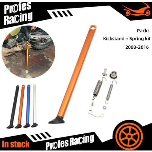 Motorcycle Side Stand Kickstand+Spring For 150 200 250 300 350 400 450 500 530 XC XCW XCF XCFW EXC Six Days EXCF EXC-F Parking