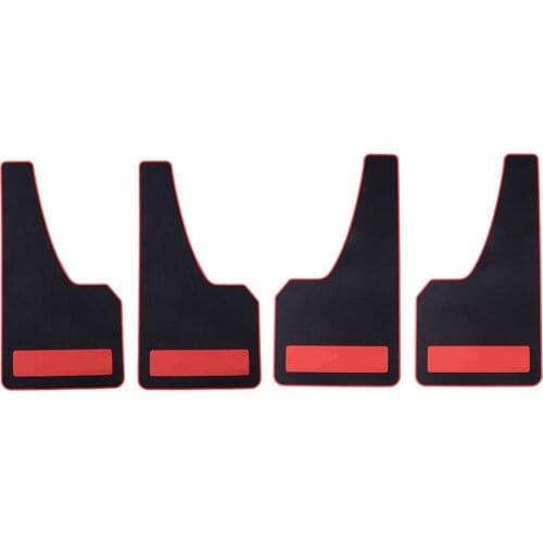 Universal 4Pcs Fender Protector Mud Flaps Mudguards Guard Soft Rubber Car Accessories