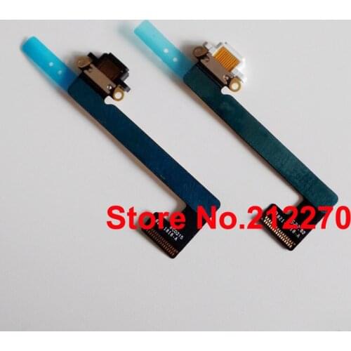 YUYOND Free DHL EMS Original New Charger Charging Connector Port Dock Flex Cable Ribbon For iPad mini 2 3 Black/White Wholesale