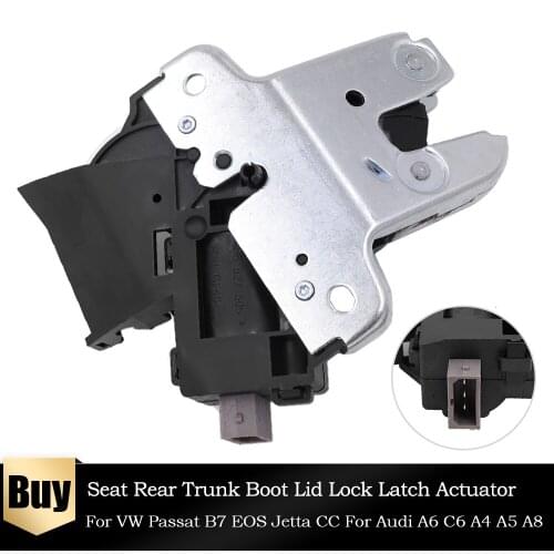 4F5 827 505 D Rear Trunk Lid Lock Latch For VW- Eos- Jetta- MK5 Passat B6 B7 CC For Audi- A4 Avant For Seat EX 4E0 827 505 C