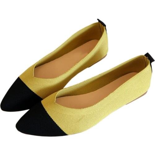 Women Flat Shoes Zapatos De Mujer Autumn 2021 Loafers Ballerine Femme Tenis Feminino Casual Black For Ladies Pointed Toe Flats