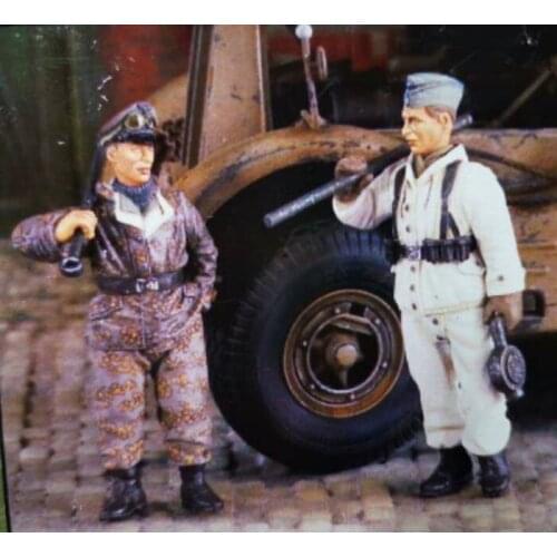 1:35 Resin Figure Model Kit Unassambled Unpainted//1070(2 figures)