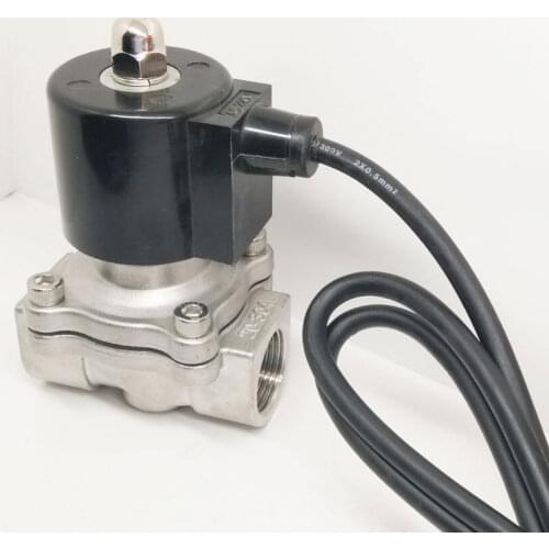2WB-20 3/4" stainless steel water proof solenoid valve