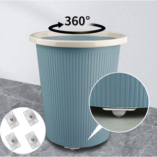 4pc Paste Type Universal Pulley Adhesive Pulley Storage Box Pulley Can Self-adhesive Pulley Home No Noise No Scratches Box Wheel