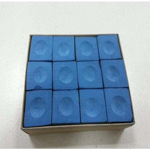 New Arrive High Quality 12 Pcs Snooker pool Pool Table no-slip Chalk oily dry Chalkx