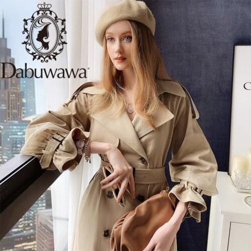 Женские тренчи Dabuwawa China At AliExpress