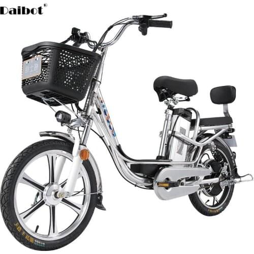 Adult Electric Bicycle 18 Inch 350W 48V 80KM Two Wheel Electric Bikes With Cruise Control System Smart Electric Bike For Adults