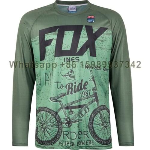 Envío Gratis delicado Fox 360 Divizion mx Jersey ATV suciedad bicicleta Motocross DH MTB montaña Offroad para los hombres