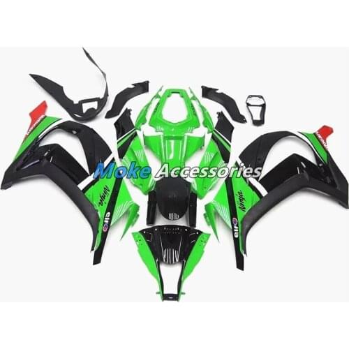 Motorcycle Fairings Kit Fit For zx-10r 2011 2012 2013 2014 2015 Bodywork Set High Quality ABS Injection NEW Ninja Black green-2