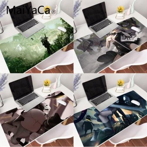 80x40cm Mousemat New Printed Nier Automata mouse pad gamer play mats Gaming Mouse Mat xl xxl 600x300mm for dota2 cs go