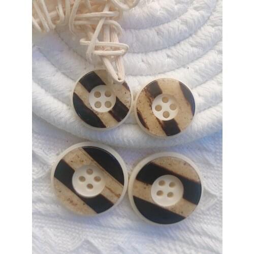 20pcs Round Resin Buttons Sewing Tools Decorative Button Scrapbooking Garment DIY Apparel Accessorie