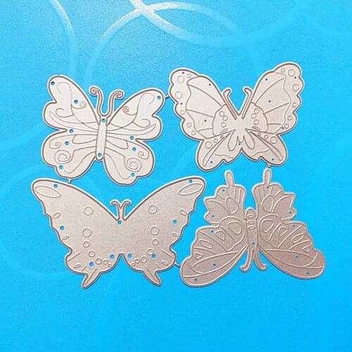 YINISE SCRAPBOOK Metal Cutting Dies For Scrapbooking Stencils BUTTERFLIES DIY PAPER Album Cards CRAFT Making Embossing Die CUT