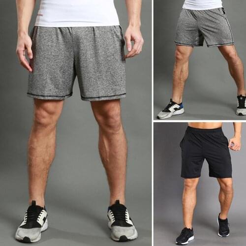 Men Elastic Waistband Quick Drying Pockets Gym Sports Running Exercise Shorts Men pants Sports Shorts pants Running pants Shorts