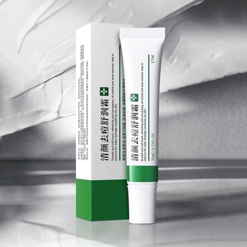 Cleansing Soothing Acne Cream For Face Care Moisturizing Plant Extracts Elastic Smoothing Lock Water Repair Refreshing Delicate