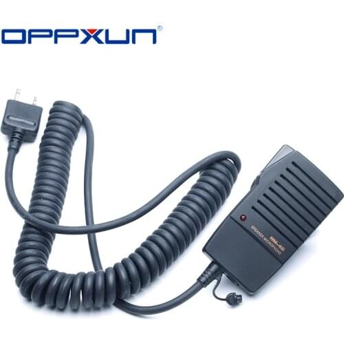 OPPXUN HM-46 Handheld Speaker Mic for ICOM IC-V8 V82 V85 IC-T2H T8A 2AT E90 W32A Two Way Radio