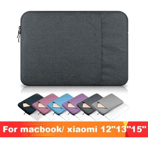 Laptop Bag For Macbook Air Pro Retina 11 12 13 13.3 14 15 15.6 inch Laptop Sleeve Case PC Tablet Case Cover for Xiaomi Air