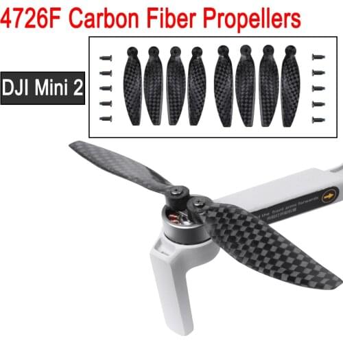 SUNNYLIFE 8pcs MINI2 Lightweight Propellers Carbon Fiber 4726F Low Noise Propellers For Mavic Mini 2 Accessories