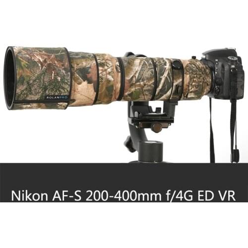 Roadfisher Waterproof Dustproof DSLR Camera Telephoto Lens Wrap Cover Protective Coat Case For Nikon AF-S 200-400mm F4G ED VR