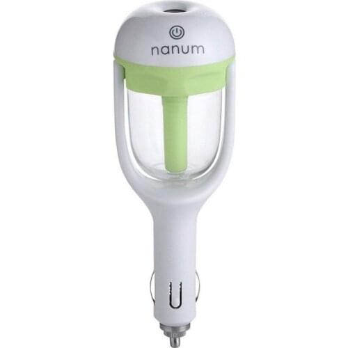 Green Car Aromatherapy Essential Oil Diffuser 50ml Air Purifier Cool Mist Aroma