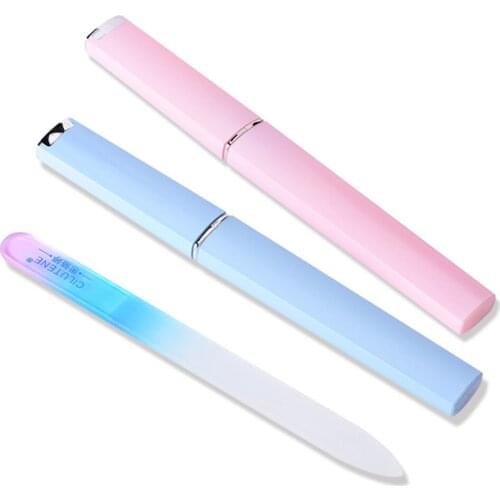 1 pc Portable Nail Files Nail Shaping Polishing Glass Rasp Sanding Buffer Block Pedicure Manicure Tools