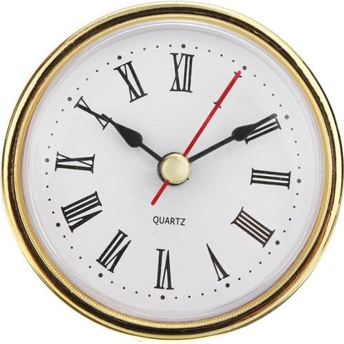 10pcs/set Clock Parts & Accessories 2-1/2" (65mm) Clock Quartz Movement Insert Roman Numeral For Home Decor Mayitr