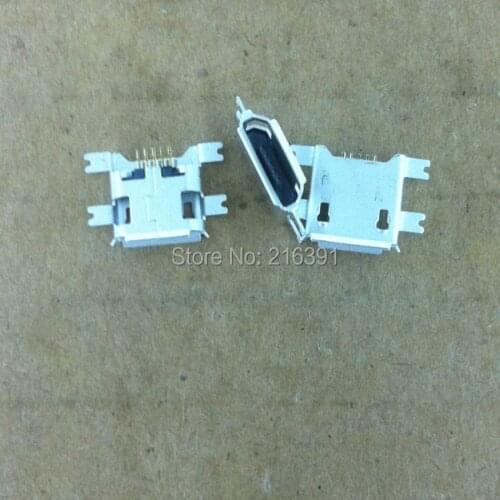 50PCS/Lot Micro USB Female connector Jack 5P 5Pin 1.17 1.17mm Sinking plates Type B for mobile