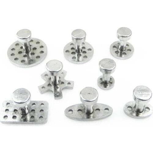 8 Size with 8pcs Auto PDR Tool Kit Aluminum Glue Puller Tabs for Car Dent Paintless Repair Dent Removal Hand Tools Sucti
