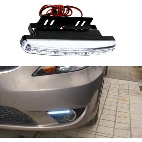 Daytime Running Light LED Easy Installation Plastic DC12V Car Headlight for Outdoor Car Lights