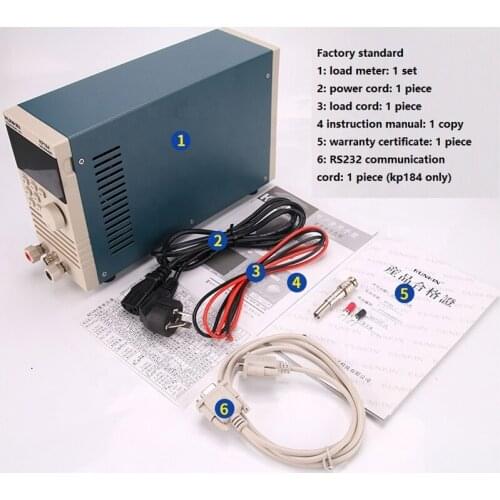 KP184E 150V 40A 400W LCD Display electronic load battery capacity tester