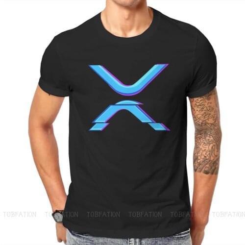 Cryptocurrency Crypto Miner XRP T Shirt Harajuku Grunge High Quality Tshirt Big Size O-Neck Men Clothes