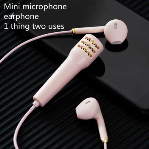 New Microphone 3.5mm Stereo Mikrofon Mic Karaoke Mini Microphone for PC Phone Wired Headphones Earphones