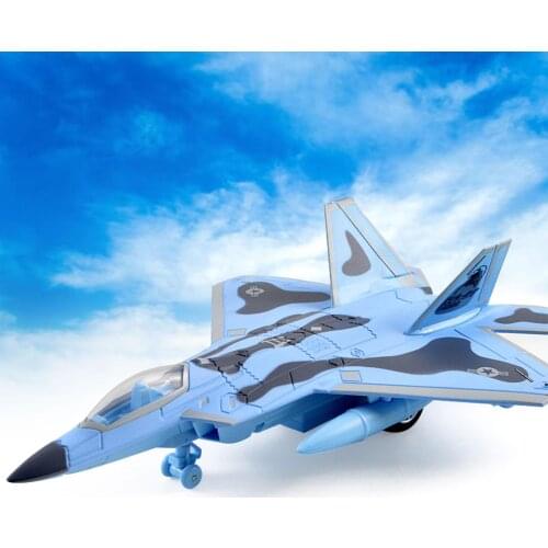 Fighter Airplane Model Airliner Aircraft Collection Toy with Music LED Light